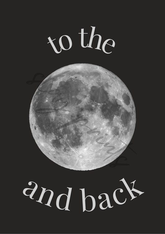 to the moon and back poster